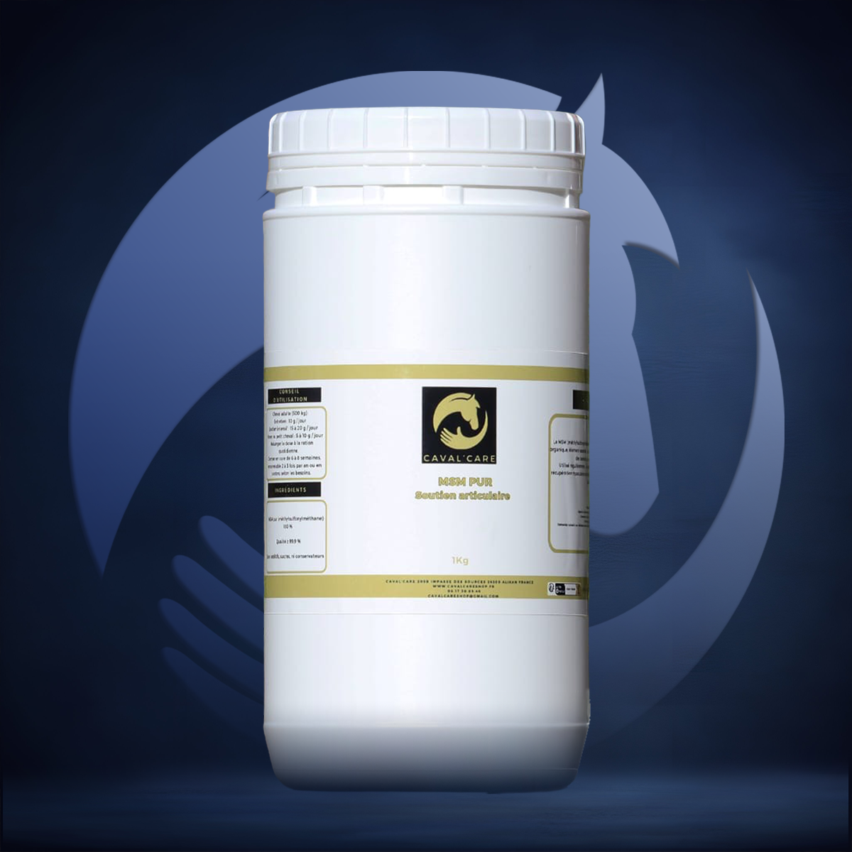 MSM CHEVAL PUR 1kg - Protège les articulations