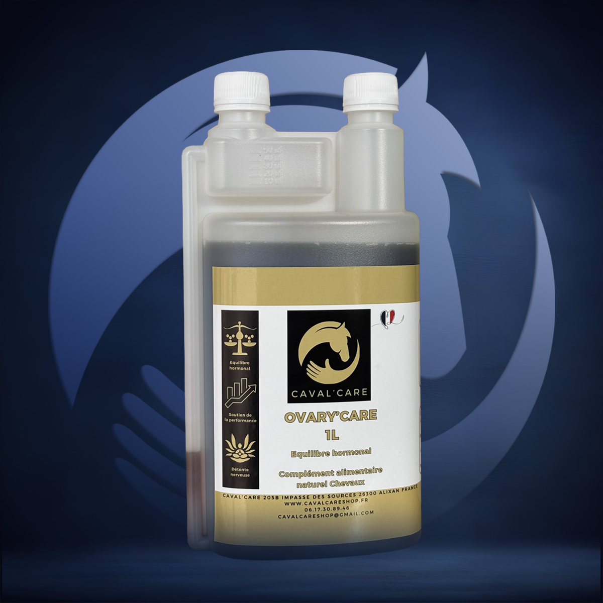 Ovary'Care 1L - Produit Ovaire Jument