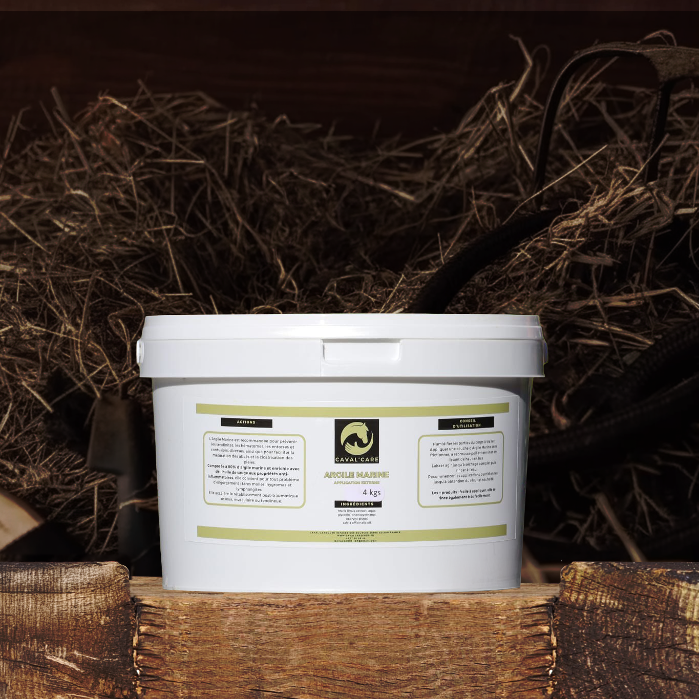 ARGILE MARINE CHEVAL 4kgs