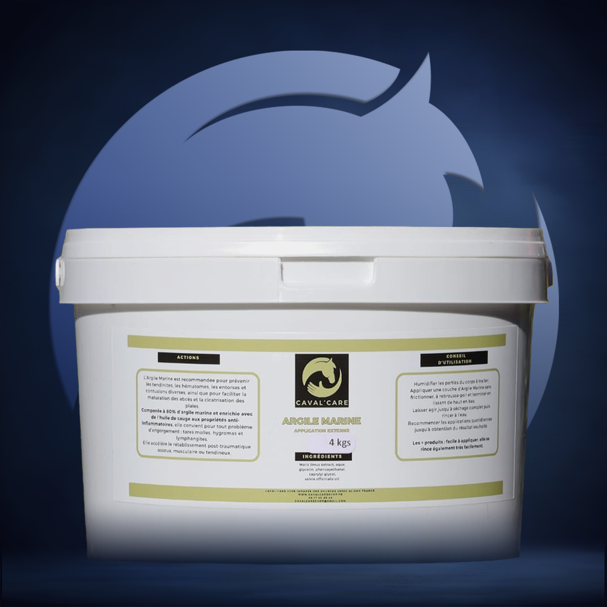 Argile Marine Cheval 4kgs
