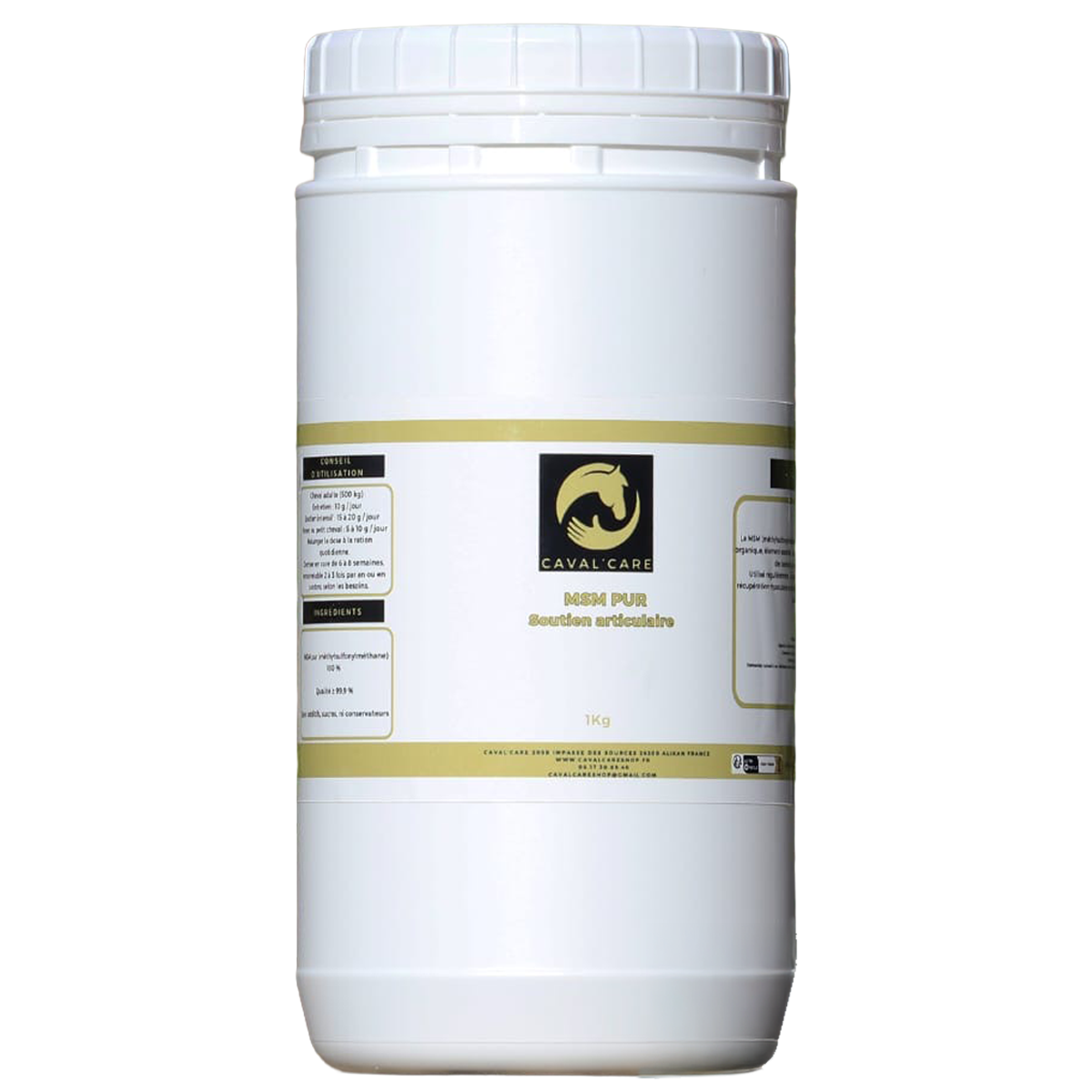 MSM CHEVAL PUR 1kg - Protège les articulations